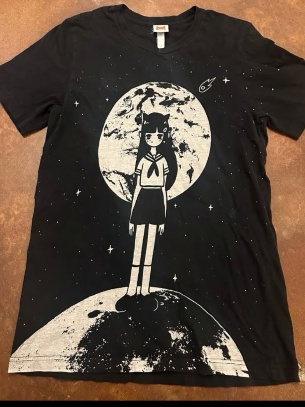 OMOCAT MOONGIRL T-Shirt Size Medium